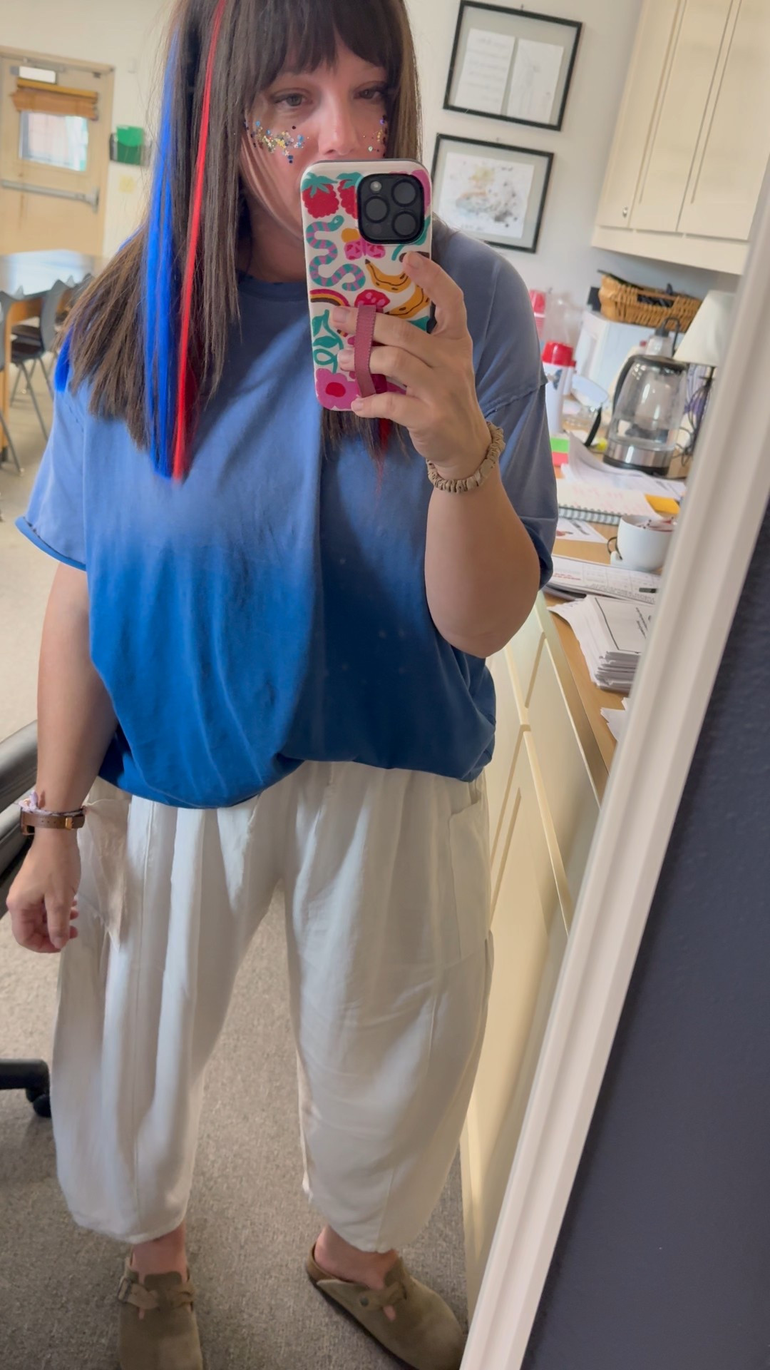 Red, white and blue ;)