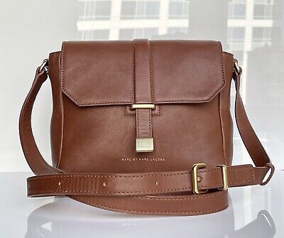 Marc Jacobs Brown Crossbody Natural Selection Mini Messenger Leather Handbag  | eBay | eBay US