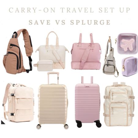 Splurge vs Save : Carry-On Luggage Set Up

I tested out the Beis Mini Weekender and the CALPAK Laptop Duffle to see which bag held most and fit under the airplane seat. The CALPAK was the clear winner but can also be paired with a budget friendly iFLY suitcase that I love. 



#LTKStyleTip #LTKTravel #LTKFamily