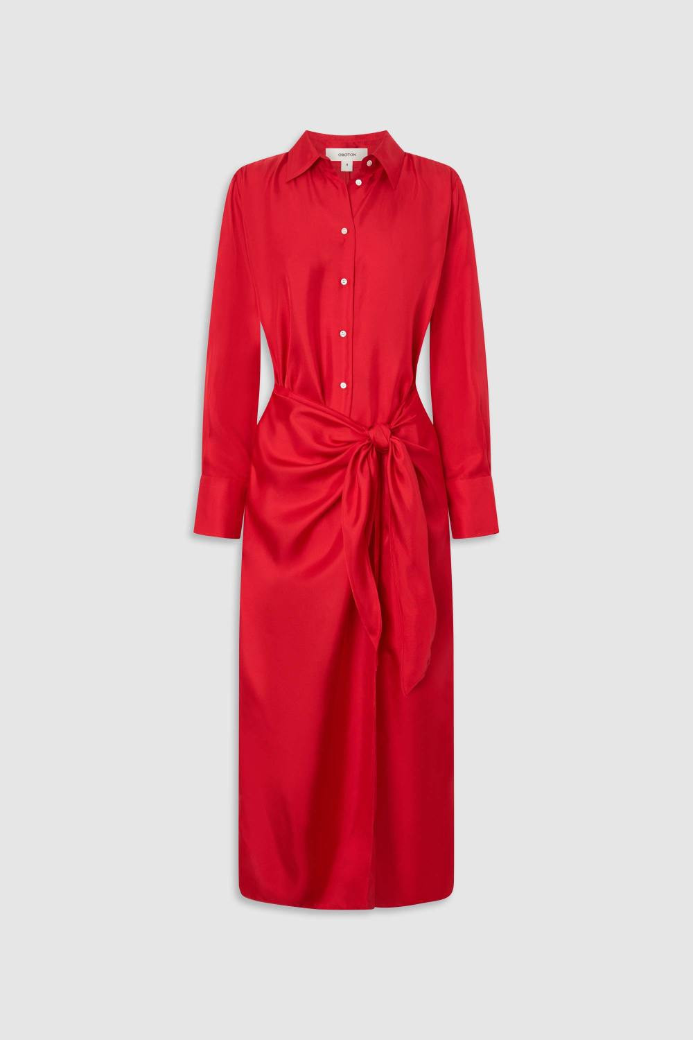 Silk Sarong Dress Poppy | Oroton