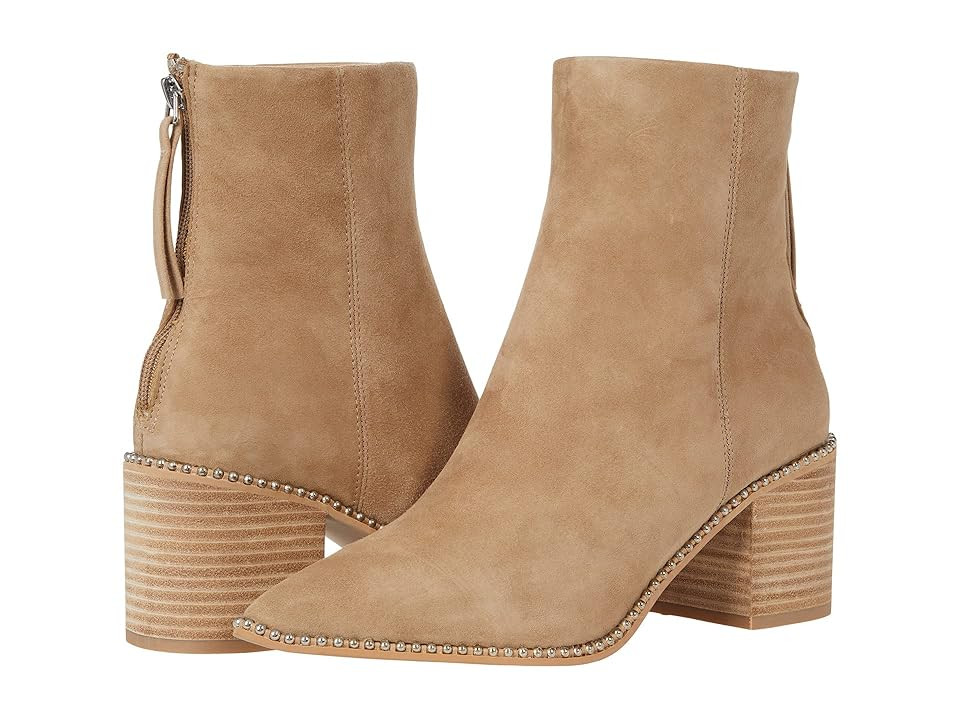 Steve Madden Aquarius Booties (Natural Suede) Women's Boots | Zappos