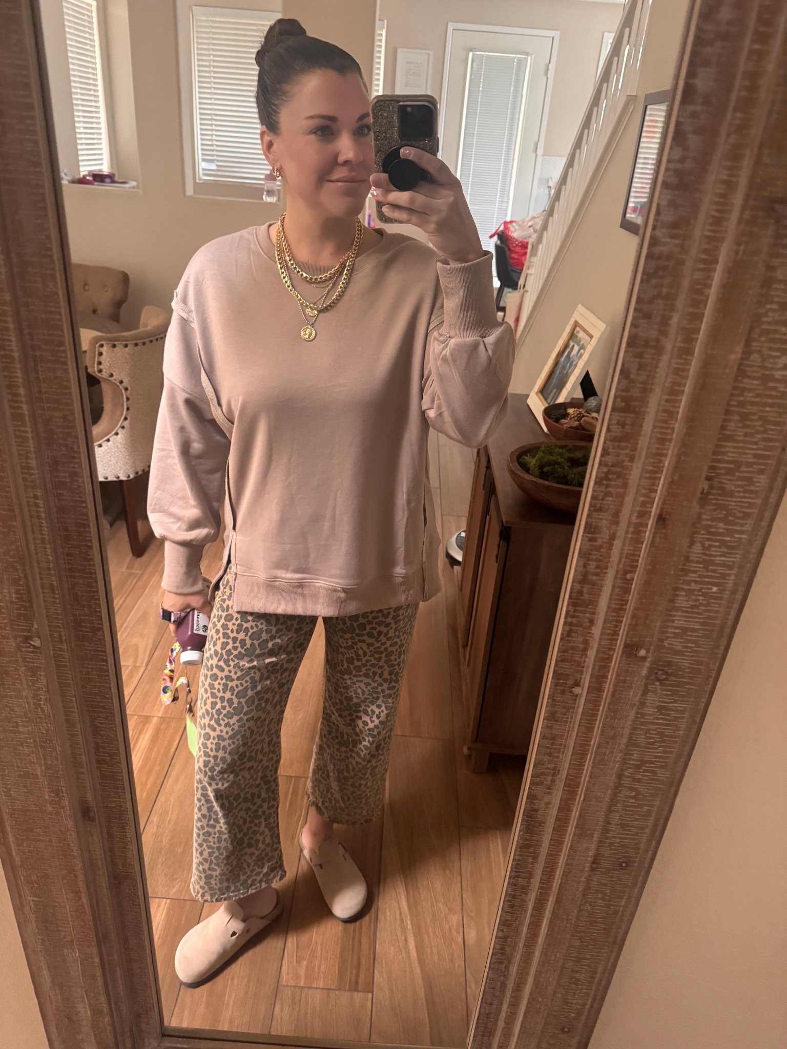 I’m obsessed with this easy outfit I threw together. This crewneck is so comfortable and on sale right now at Walmart. These pants are oldies but goodies and of course I’ve paired them with my most comfortable clogs!

#LTKootd #LTKgrwm #LTKSaleAlert