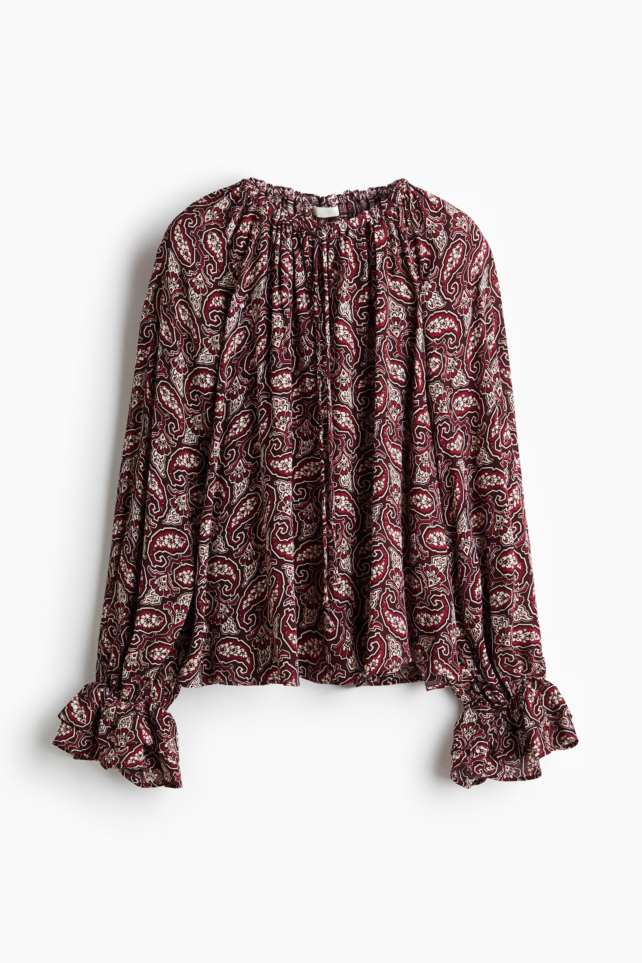 Ruffle-Sleeved Blouse | H&M (US + CA)