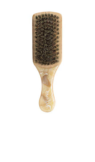 Emi Jay Mini Boar Bristle Brush in Chantilly. | Revolve Clothing (Global)