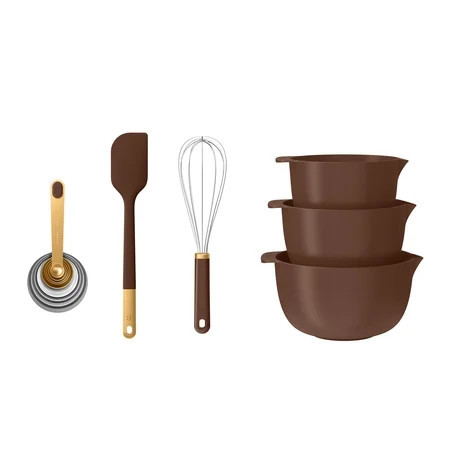 Beautiful 14-Piece Mix & Measure Set, Chocolate by Drew Barrymore | Walmart (US)