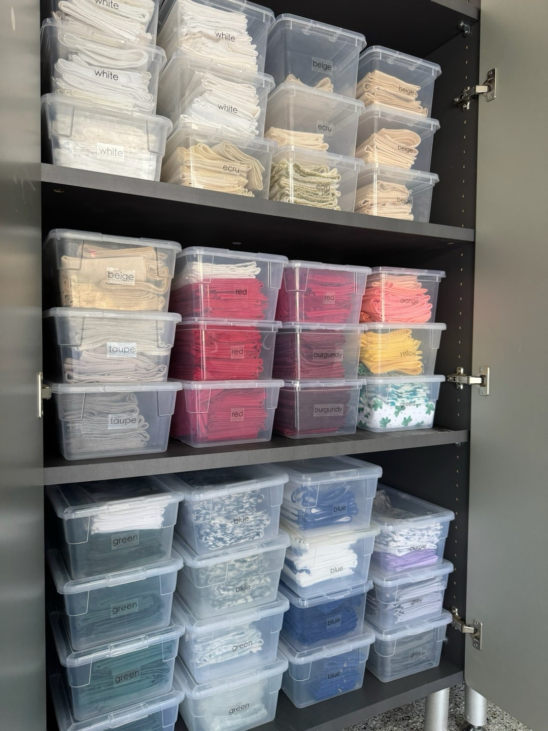 A napkin collection like no other! We love scheming for unique projects like this one. What’s something you desperately need help organizing?