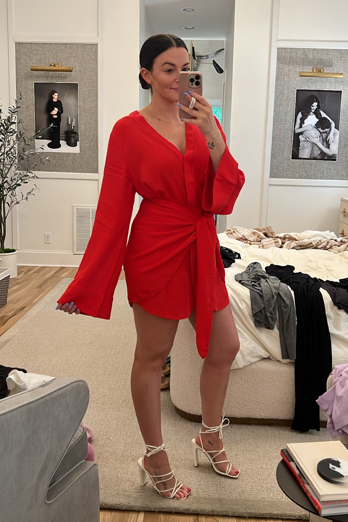 knee length dresses for ladies L'Academie