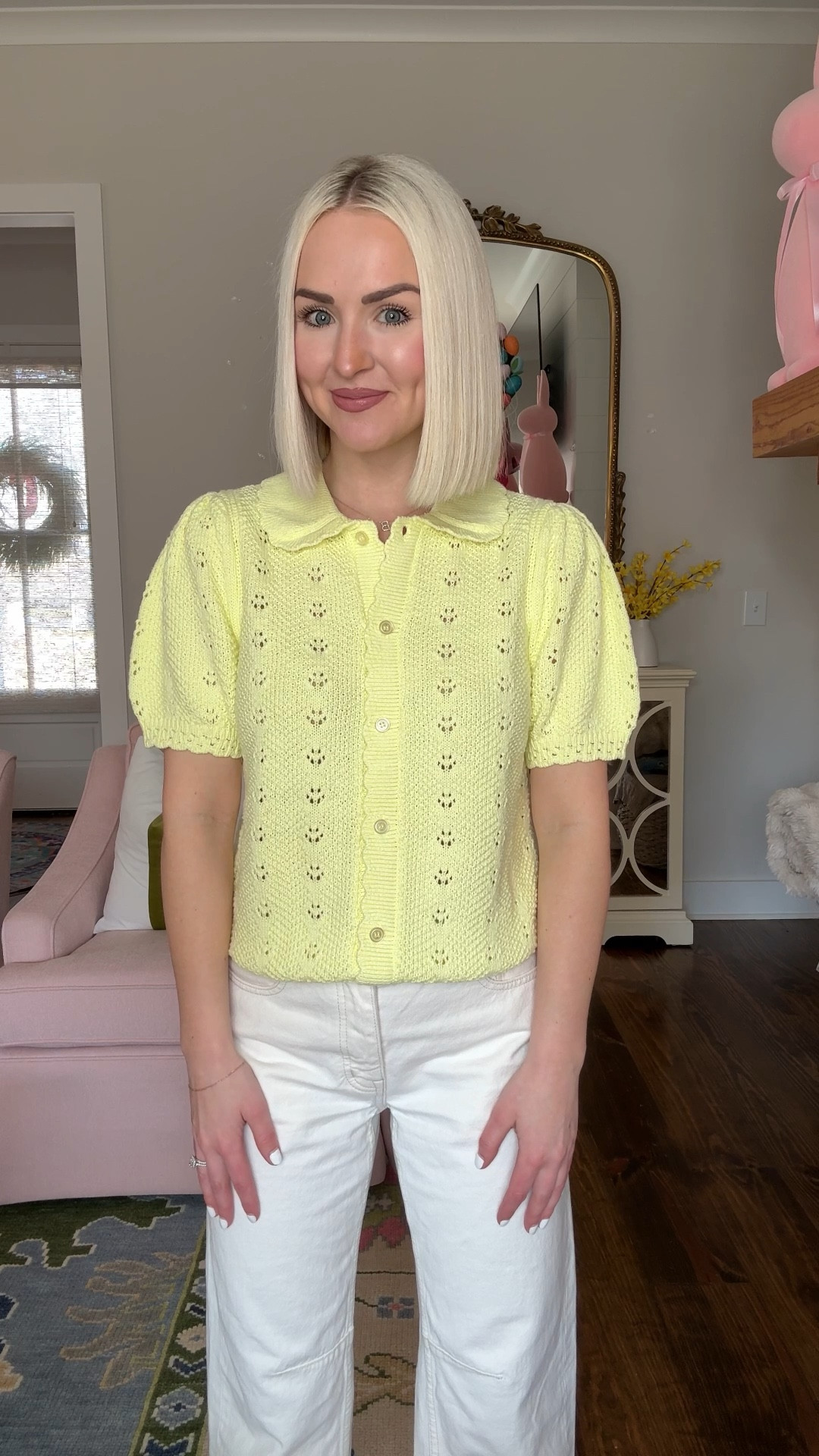 Wearing a small in the yellow Pointelle cardigan sweater and orange swimsuit! Everything else is XS! :)
Walmart fashion / walmart spring finds / Walmart spring outfits 

#LTKPetite