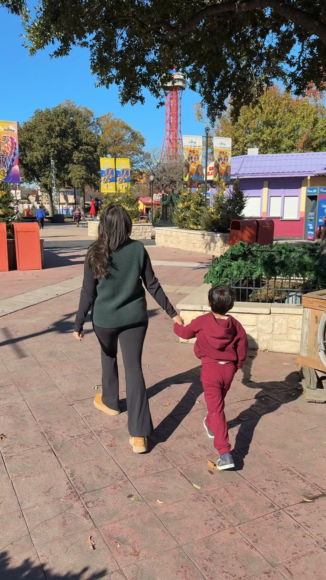 We took Kai to experience Holiday in the Park at @sixflagsovertexas and he had A BLAST!! I’m so glad we got a 2025 Gold Pass because we are 100% going back especially at night to see all the lights! It was such a magical experience that really puts you in the Christmas spirit!! There was live music, dancers, story time— truly all the entertainment for kids! Kai also got to go on a few rides while we were there. I used to go to @sixflags multiple times a year as a kid and it feels so special taking our kids there now. Be sure to check out their annual Holiday in the Park experience!! #Ad #Sixflags #Holidayinthepark #Sixflagsholidayinthepark 

@shop.ltk #liketkit #nextwithnita #nwnfamily #toddlerlife #momlife #toddlermom #dallastx

#LTKHoliday