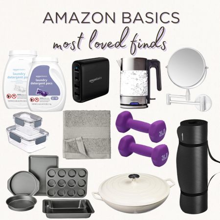 How great are these Amazon Basics finds!? They have everything from laundry detergent and trash bags to towels, baking pans, workout gear and more! 

Amazon finds, Amazon home, amazon essentials, amazon most loved, home finds, home essentials 

#LTKstyletip #LTKhome