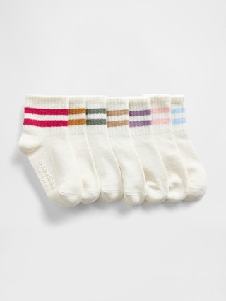 babyGap Stripe Crew Socks (7-Pack) | Gap Factory