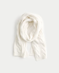 Women's Cable-Knit Scarf | Women's Accessories | HollisterCo.com | Hollister (US)