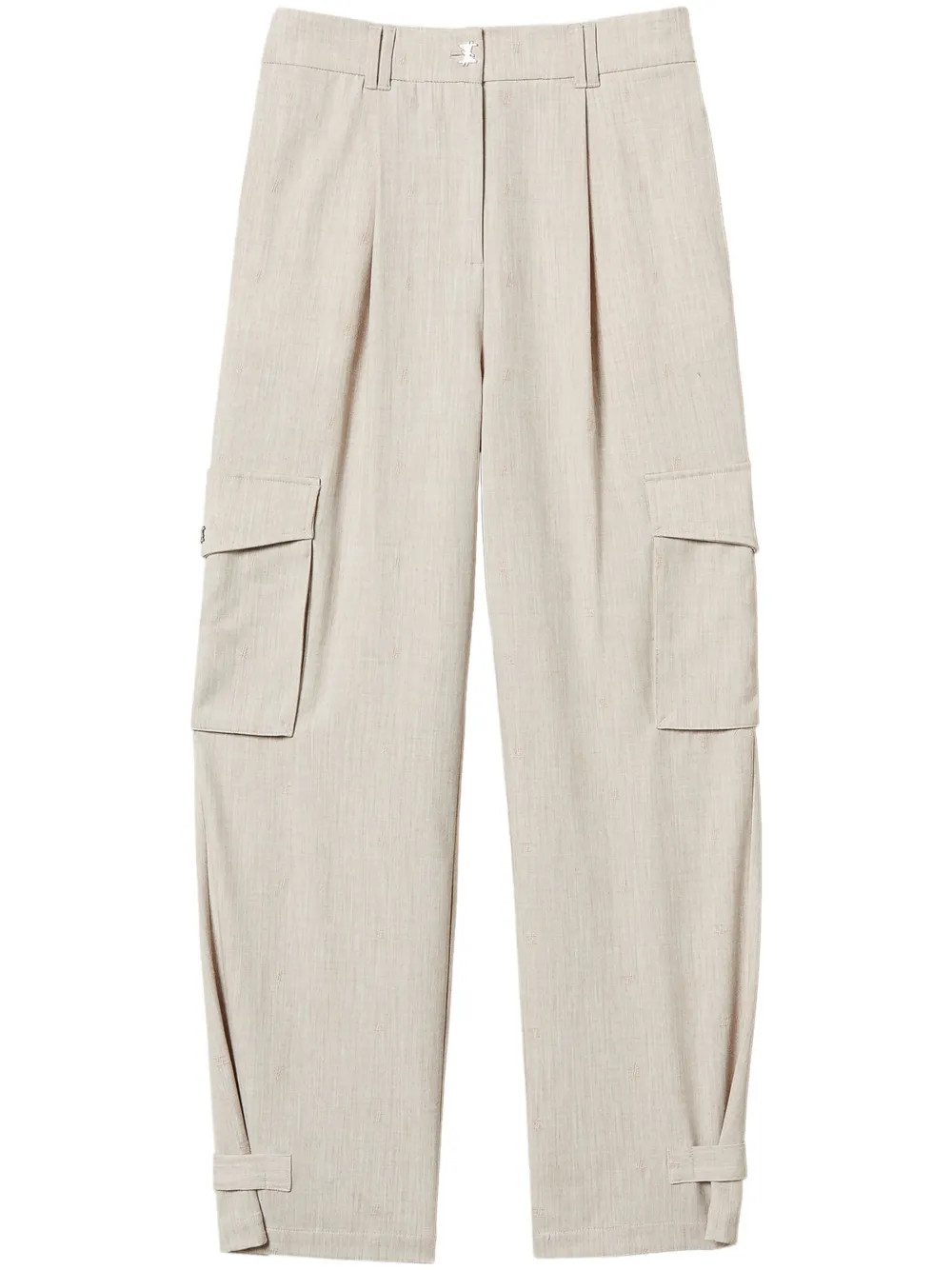 TWINSET x MYFO Cargo Trousers | Neutrals | FARFETCH | Farfetch Global