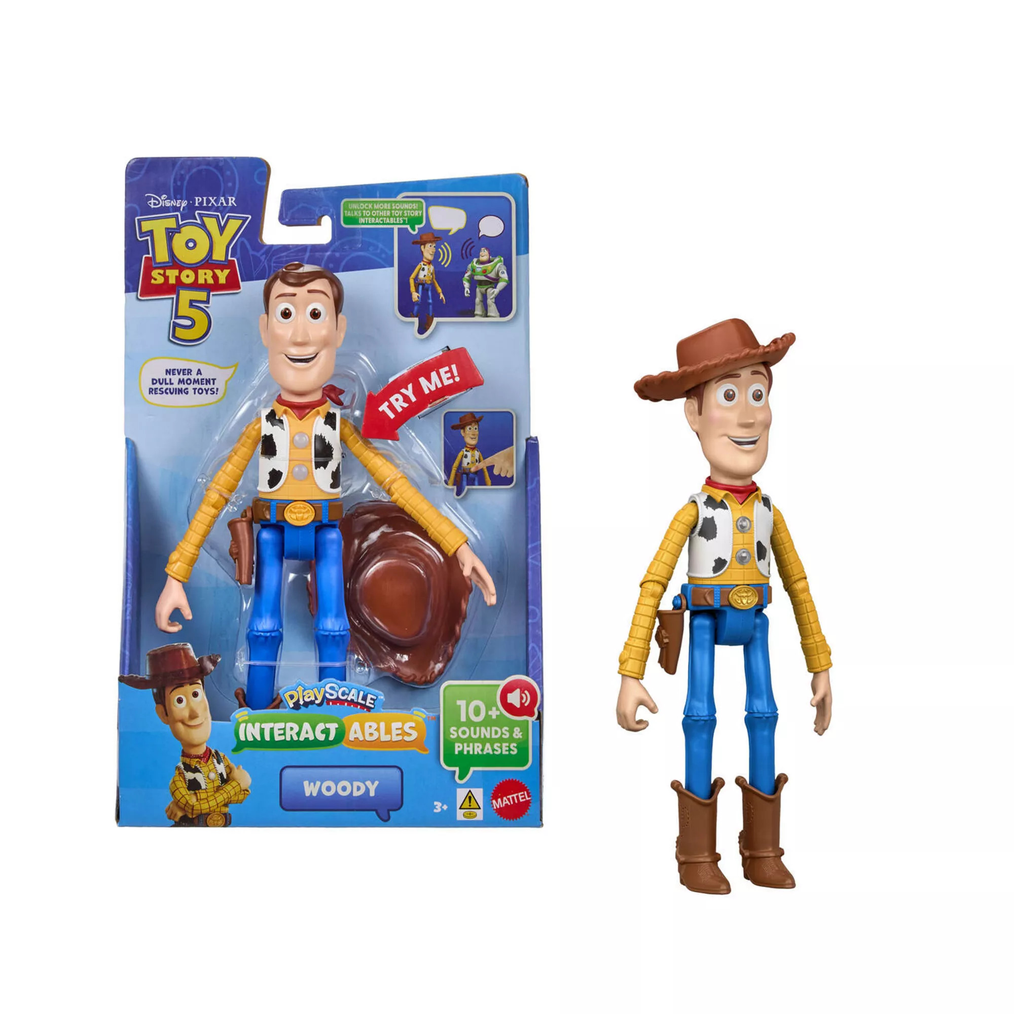 Mattel Disney's Toy Story 5 Woody 9-Inch Interactive Action Figure | Kohl's