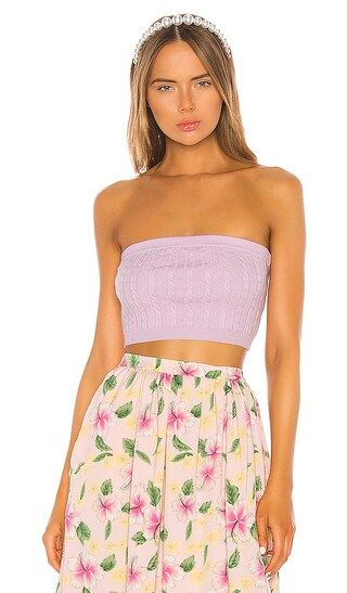 Louise Top in Lavender | Revolve Clothing (Global)