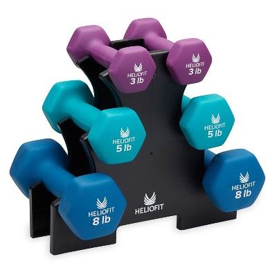 HelioFit Neoprene Hand Weight Set - 16lbs | Target