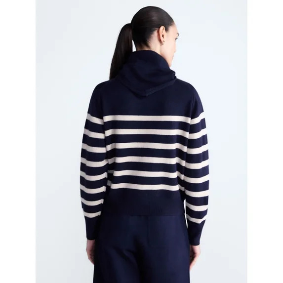 Free Assembly Women's and Women's Plus Cropped Crewneck Sweater with Scarf, Lightweight, Sizes XS... | Walmart (US)
