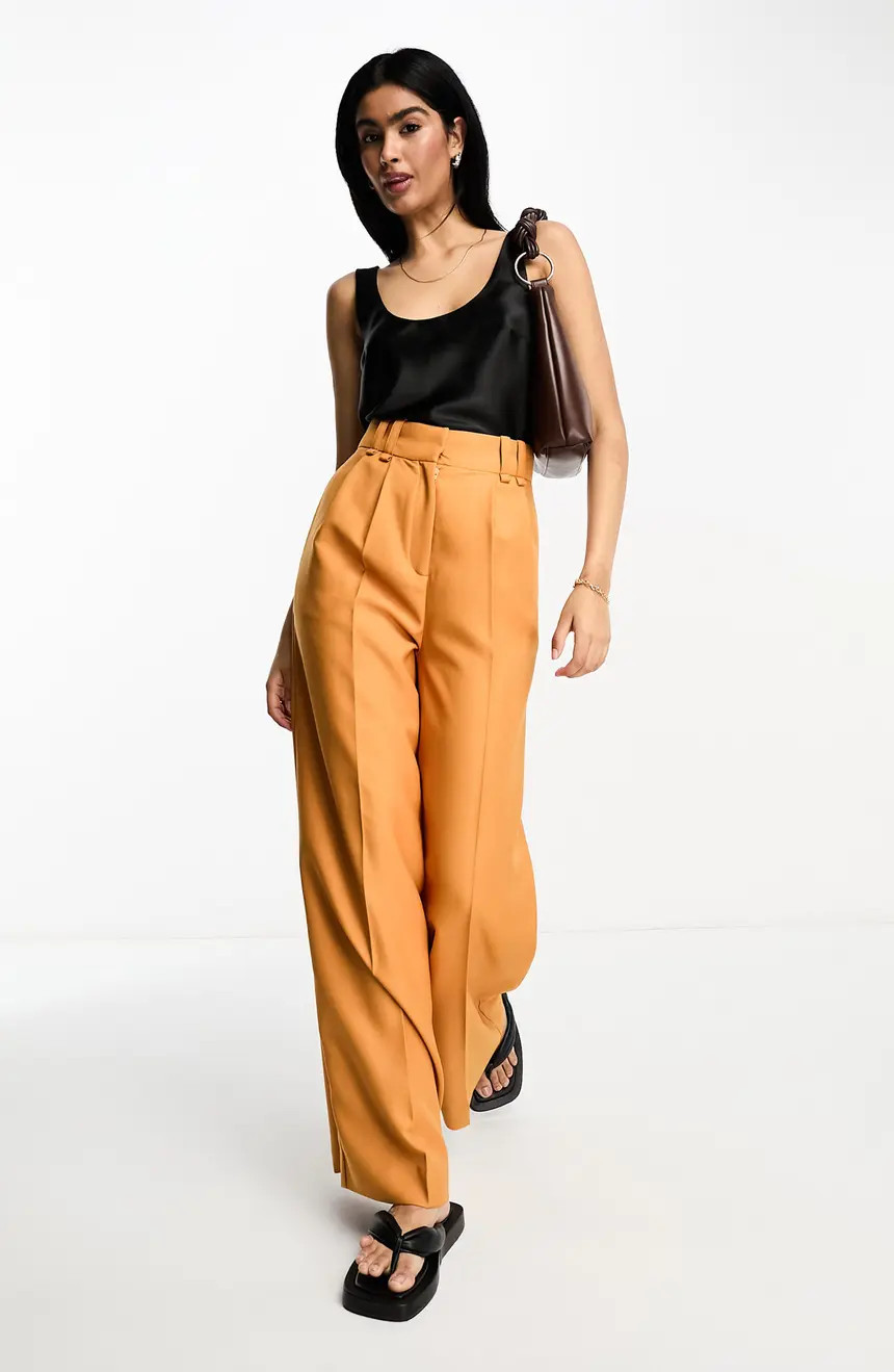 ASOS DESIGN Scoop Neck Satin Tank | Nordstrom | Nordstrom