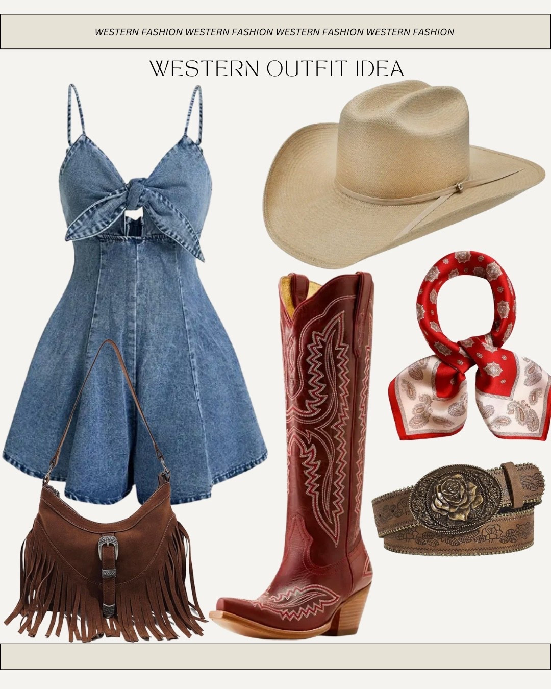 Amazon western fashion outfit idea, summer country concert, Rodeo cowgirl  - cowgirl boots ￼

#LTKootd #LTKgrwm