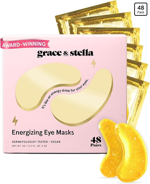 grace & stella Award Winning Under Eye Mask - Birthday Gifts for Women - Gel Eye Patches for Dark... | Amazon (US)