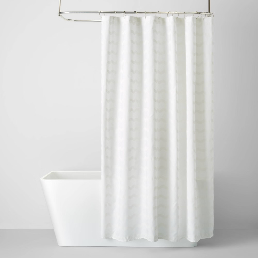 White Wave Shower Curtain - Pillowfort | Target