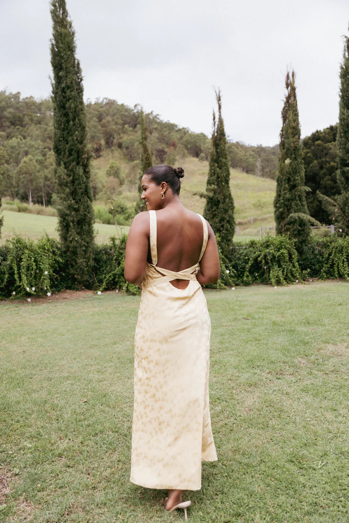 Malie Maxi Dress - Lemon | Petal & Pup (US)