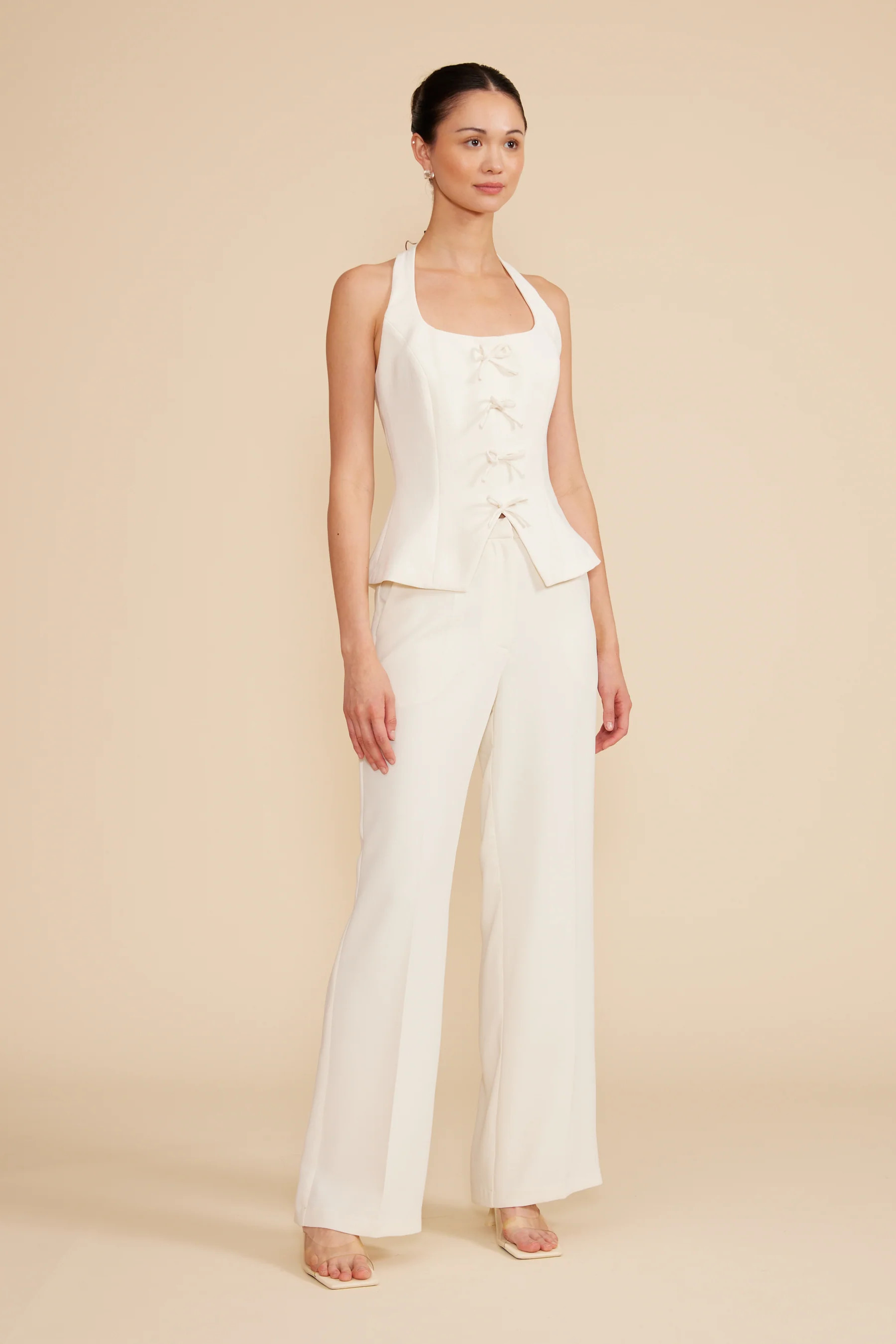 Valli Pants - Ivory | LUCY PARIS