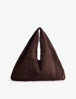 Bindle Small Suede Top Handle Bag | Selfridges