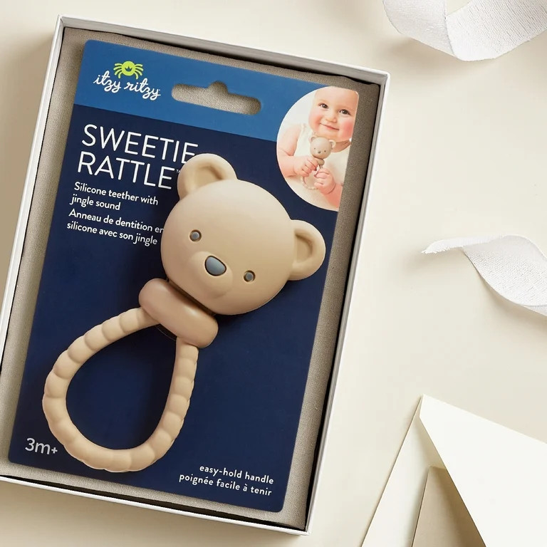 Itzy Ritzy Bear Rattle Teether | Walmart (US)