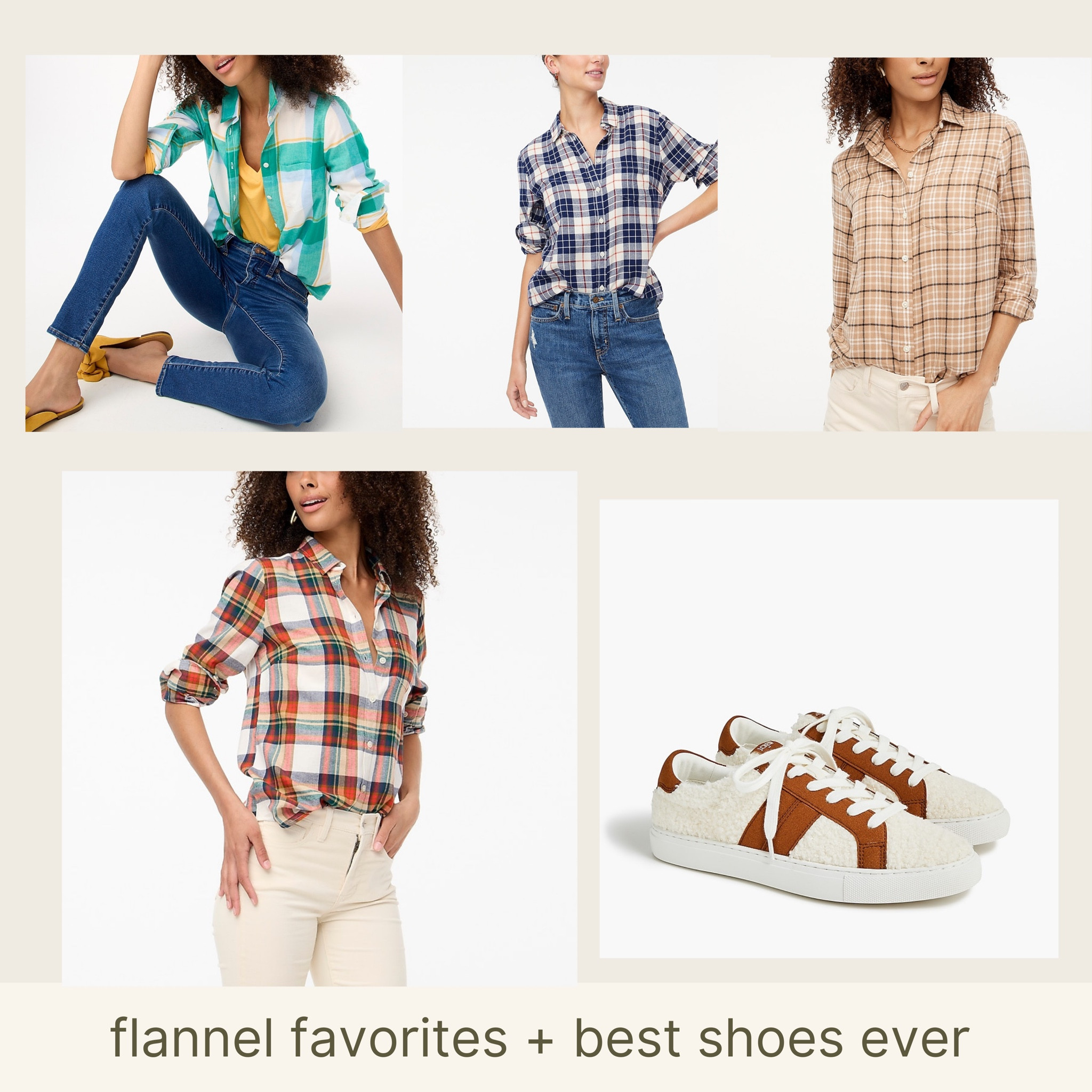 It’s time for flannels. Oh yeah baby! I looooove these flannels. They are super super soft. I just recently went on a flannel shopping spree and these are my favorites for “softness”. 

The shoes, ummmm for the love of everything, they are a must with flannels this year!!!!! The white you see in the shoe is woolly and hands down the coolest thing ever!!!