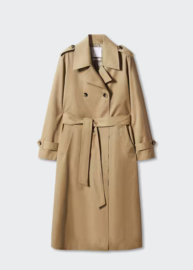 Double-button trench coat | MANGO (UK)