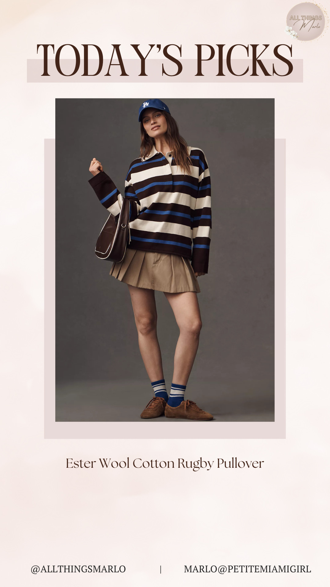 Ester Wool Cotton Rugby Pullover 

 #LTKootd #LTKPetite #LTKTravel