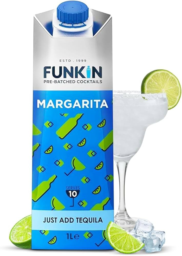 Funkin Margarita Cocktail Mixer 1L | Premium Real Fruit Mixer for Margaritas, Cocktails, and Non-... | Amazon (US)