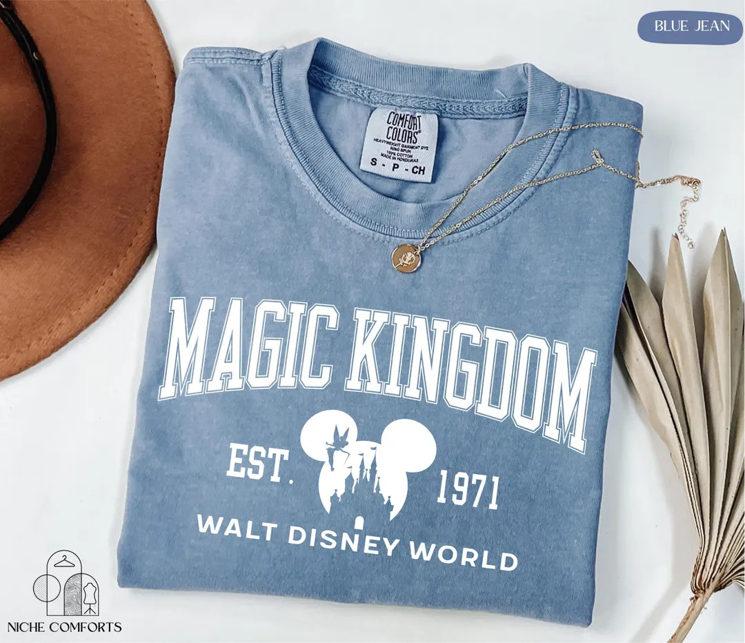Comfort Colors® Magic Kingdom Est 1971 Shirt, Walt Disney World Shirt, Disneyland Trip Shirt, Mi... | Etsy (US)