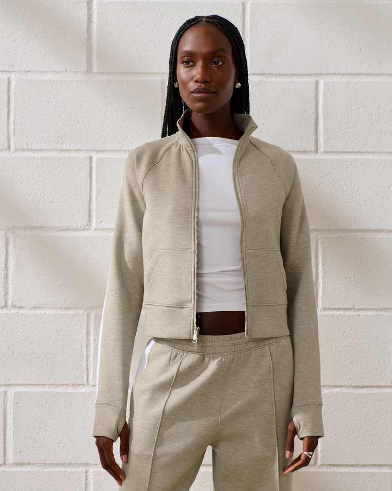 YPB neoKNIT Mockneck Full-Zip | Abercrombie & Fitch (US)