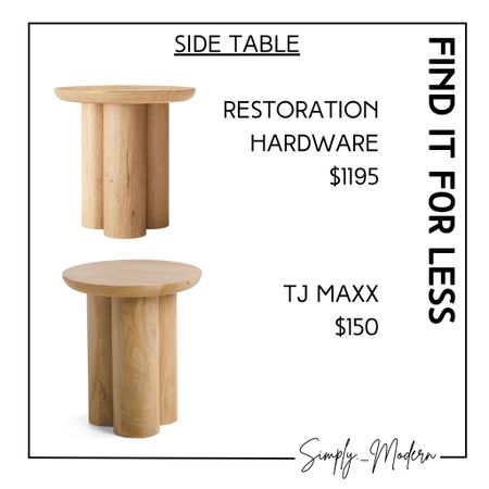 Find it for less- wood side table!

#LTKhome #LTKsalealert