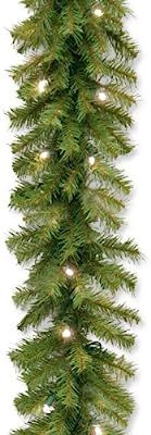 National Tree Company Pre-lit Artificial Christmas Garland | Flocked with Mixed Decorations and L... | Amazon (US)