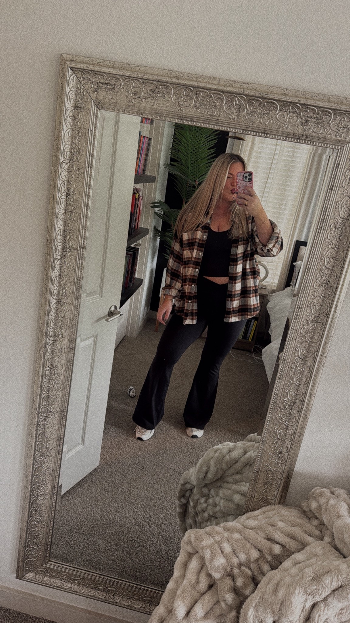 Size xxl flannel
Size xxl long leggings 
Size xxl tank


#LTKTall #LTKPlusSize #LTKMidsize