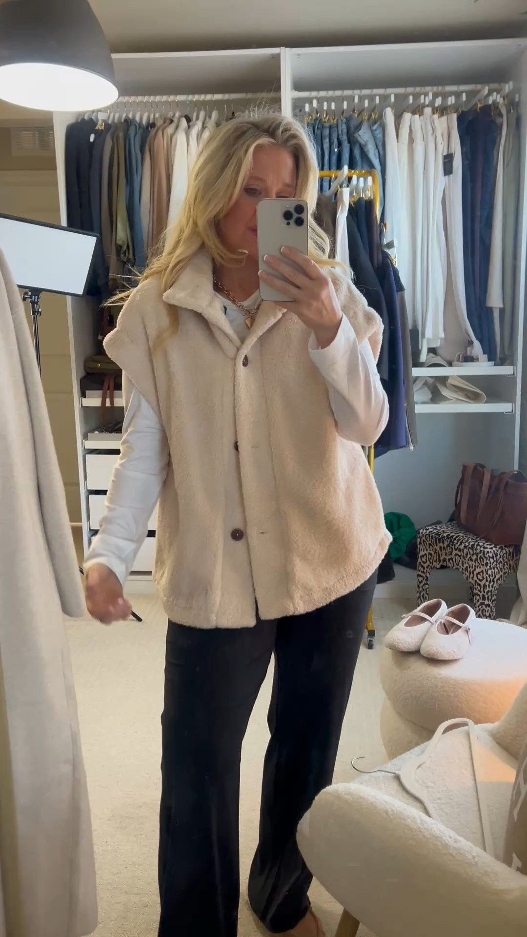  ✨Tap the bell, save and ❤️ for over 40 fashion, midlife style, midsize fashion and luxury looks for less. 

One of  the most coziest and comfortable outfits that I own and extremely budget friendly on Amazon. The fleece is very, very soft and structured very nicely and these $14 wide leg yoga pants are incredible. They are not restrictive. You don't feel comfortable or sucked in and I highly recommend them. I'm wearing a large size up if you're in between sizes and I'm the best size down if you're in between sizes.

👑"Helping you look good, feel good!" - Lindsey Denver



#LTKOver40 #LTKMidsize #LTKFindsUnder50