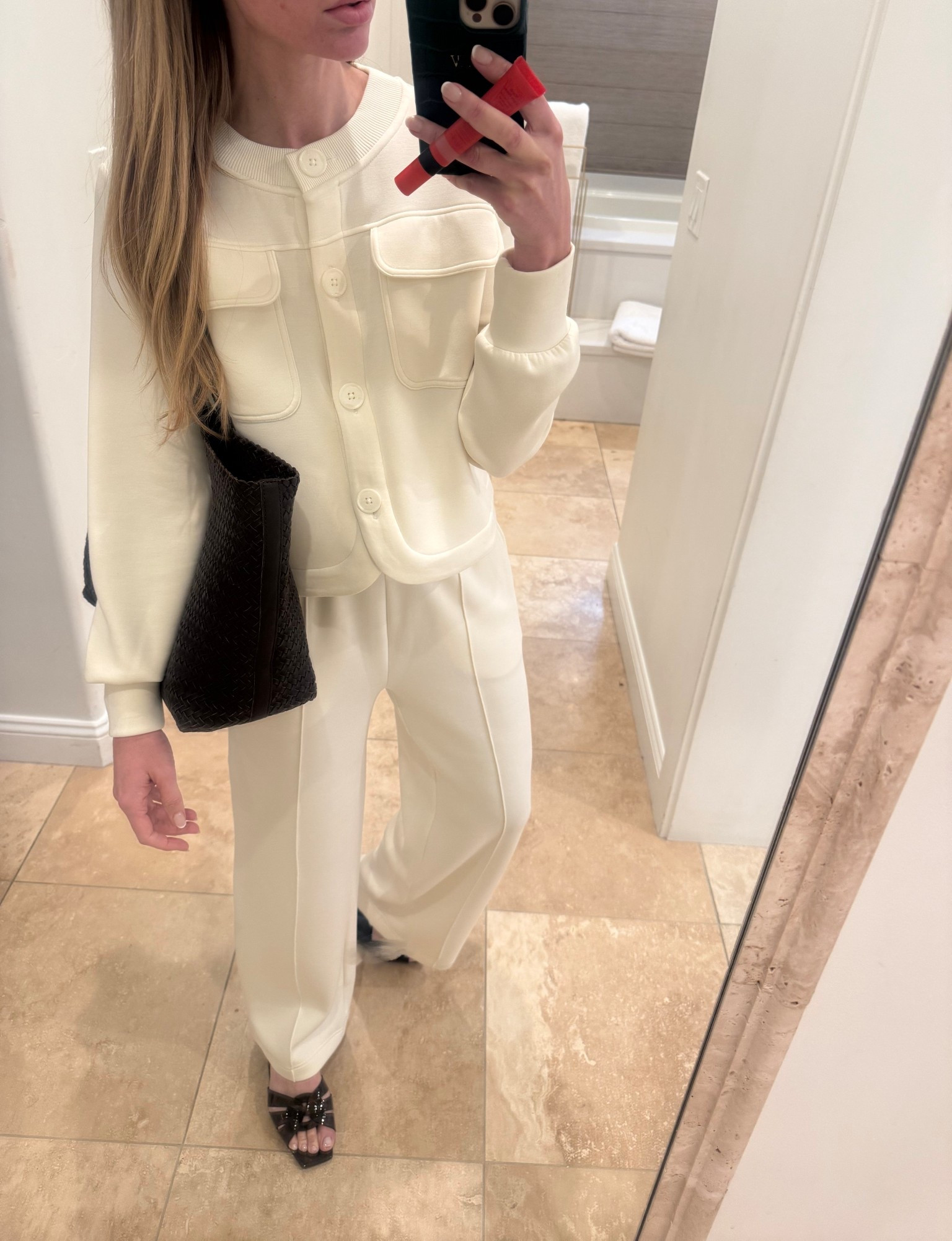 Cream elevated lounge set. Perfect for pick up and drop off. Great for weekend sports, running errands, or days at home too. Such a great Mother’s Day gift 


#LTKmomlife #LTKMothersDay