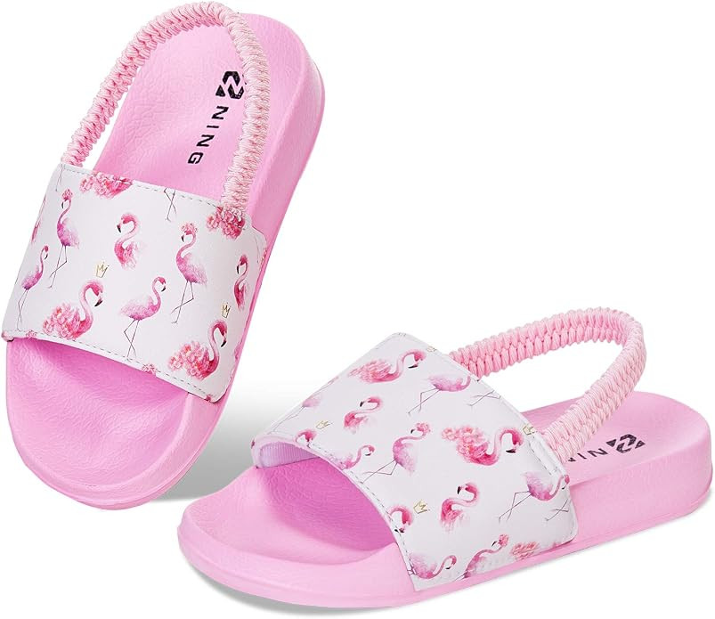 WateLves Toddler Boys Girls Slides Sandals for Swim Beach Kids Water Shoes Casual Summer Slippers | Amazon (US)