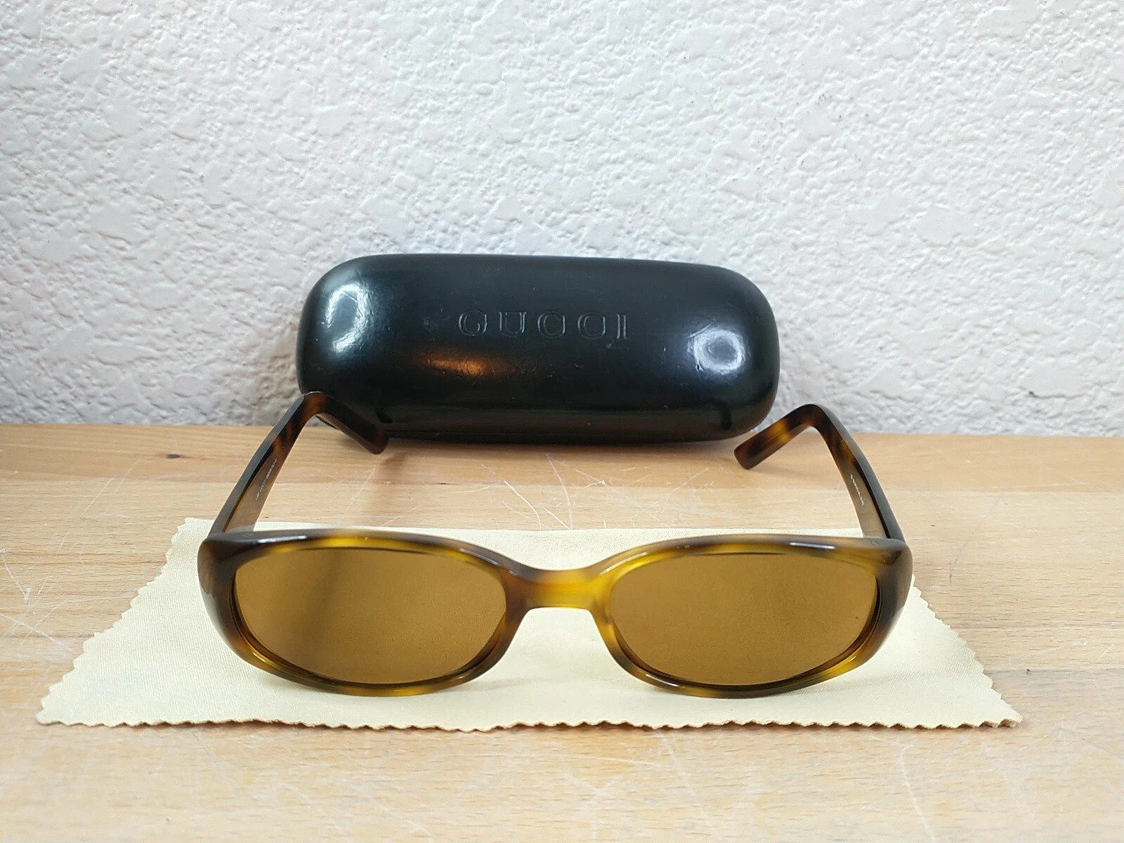 Gucci GG 2452/S Tortoise Brown Sunglasses Brown PRESCRIP Lens 135 Italy Fashion | eBay US