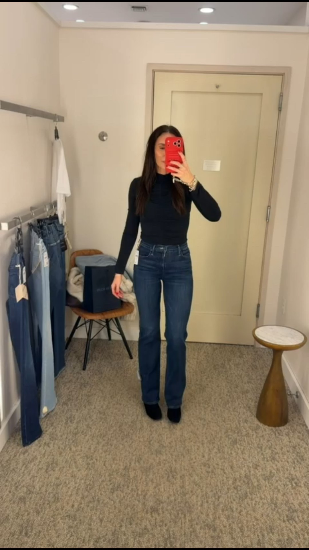 MOTHER The Kick It straight leg jeans, fashion staples, classic style, casual style, annabrstyle.

#LTKOver40 #LTKFindsUnder100