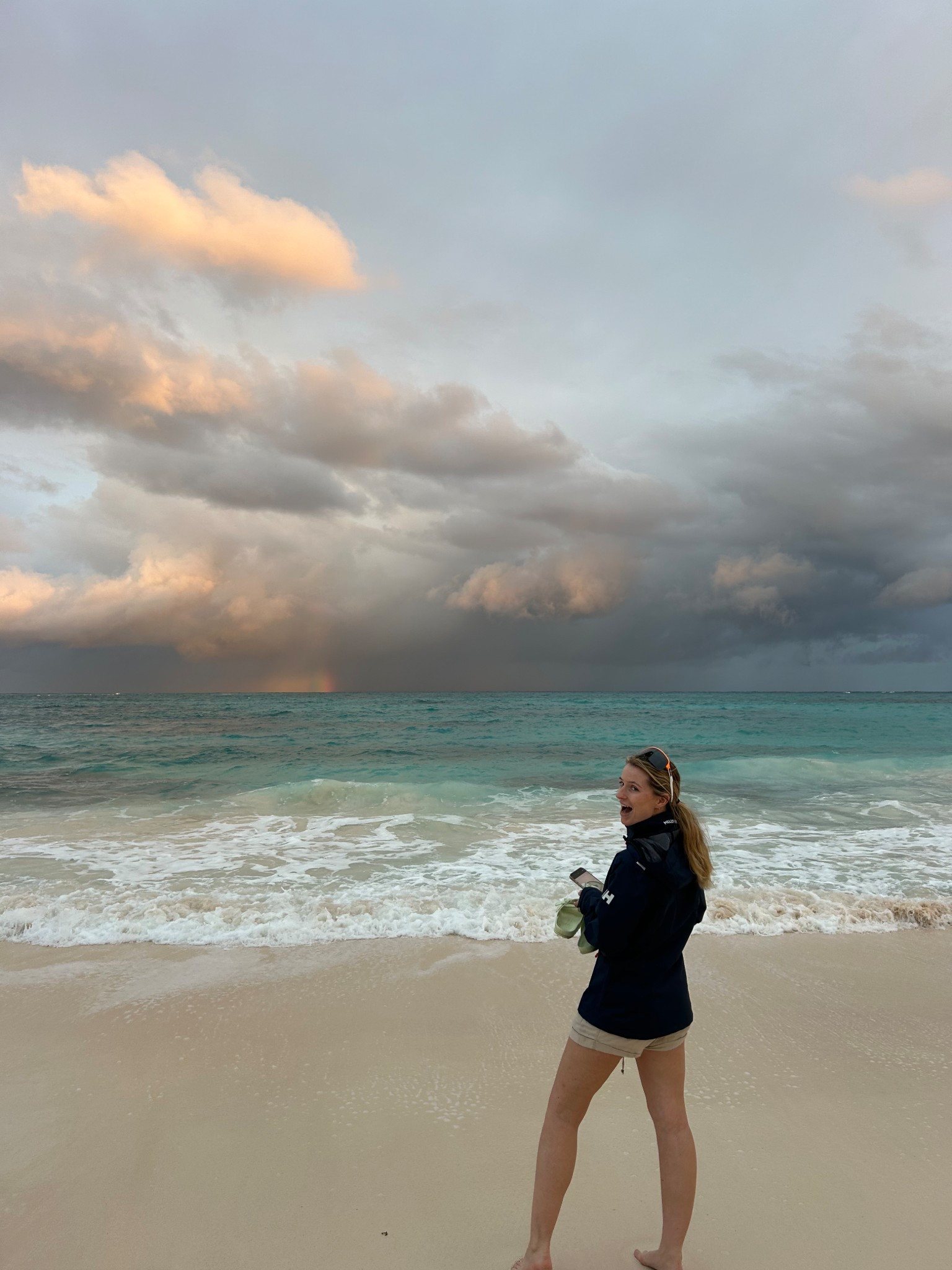 My go to sailing jacket! We all have one and they are the best! Super waterproof and practical 🩵🩵 

#LTKTravel