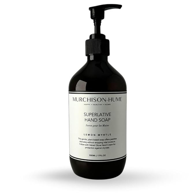 Murchison-Hume Lemon Myrtle Hand Soap | Superlative Plant-Based Formula with Elegant Refillable P... | Amazon (US)