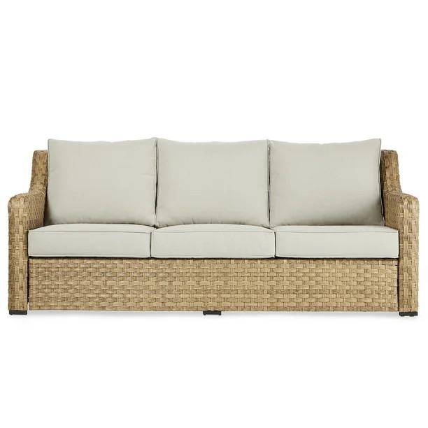 Better Homes & Gardens River Oaks 3-Piece Sofa & Nesting Table Set with Patio Cover | Walmart (US)