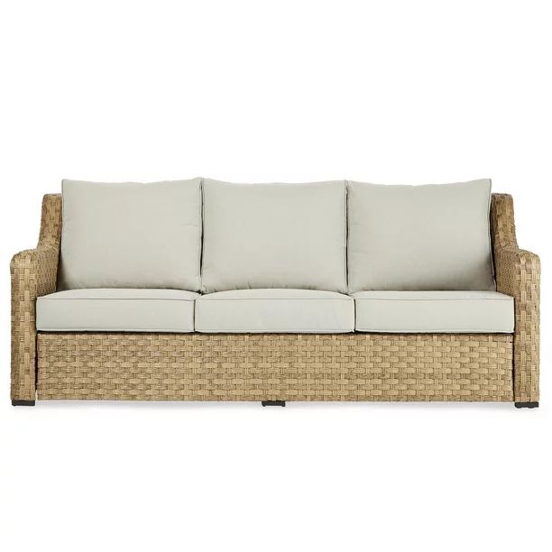 Better Homes & Gardens River Oaks 3-Piece Sofa & Nesting Tables Set with Patio Cover - Walmart.co... | Walmart (US)