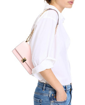 Kate Spade New York Women's Deco Pebbled Mini Flap Chain Crossbody Bag - Macy's | Macy's