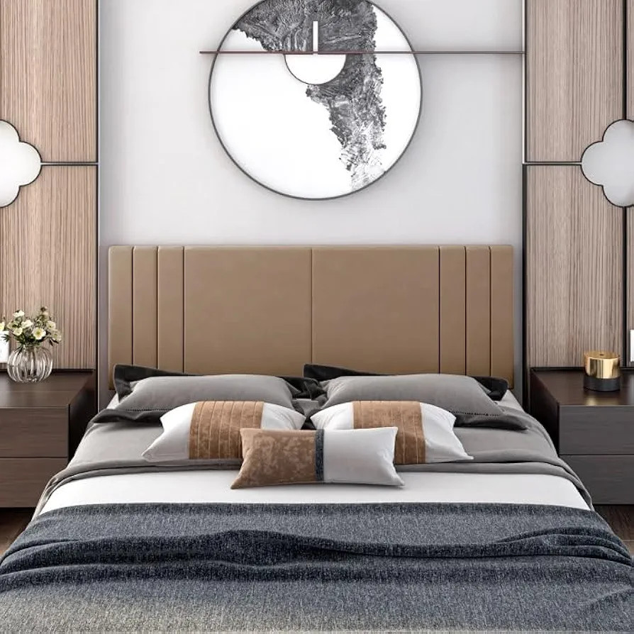 Cabeceira cama box Casal Tulipa 1,40m - Bege FBA | Amazon (BR)