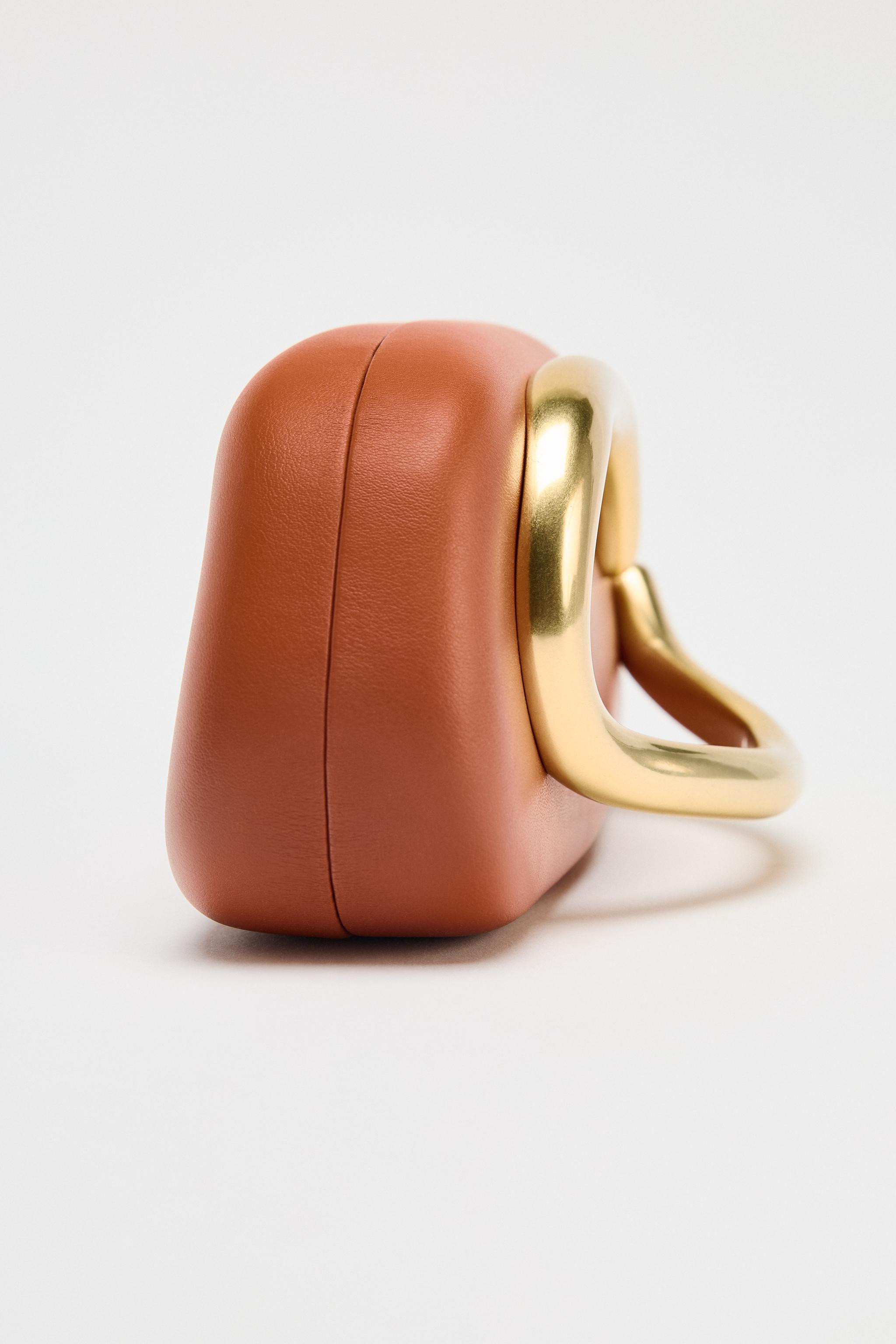 GOLD CLASP BOX BAG | Zara US